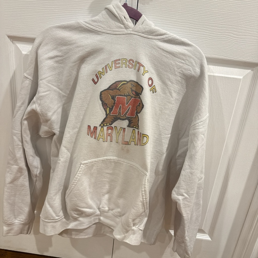 University of Maryland custom hoodie sweatshirt